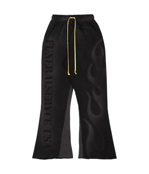 FS RHINESTONE FLAME SWEATPANTS